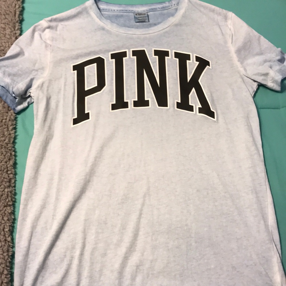 Faded baby blue PINK shirt